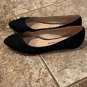 Penny Loves Kenny Black Studded Flats